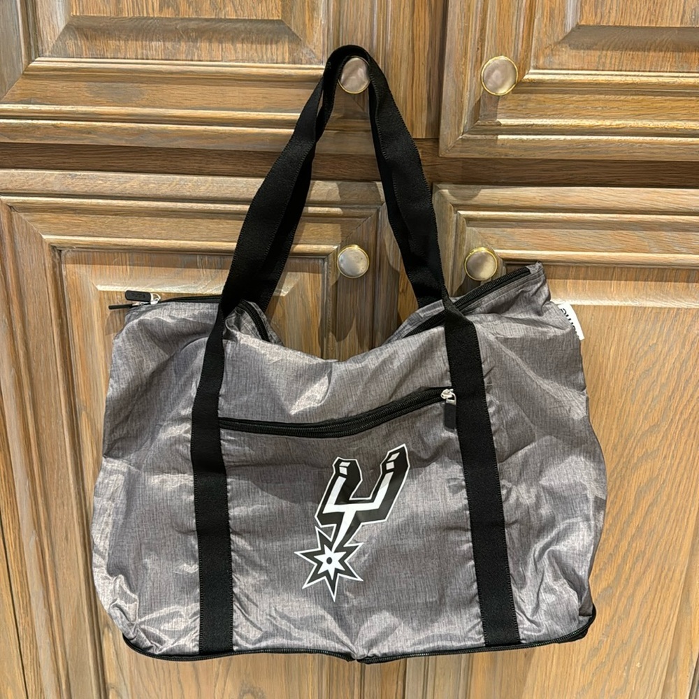 San Antonio Spurs Fold up Athletic Duffel Bag by Rume